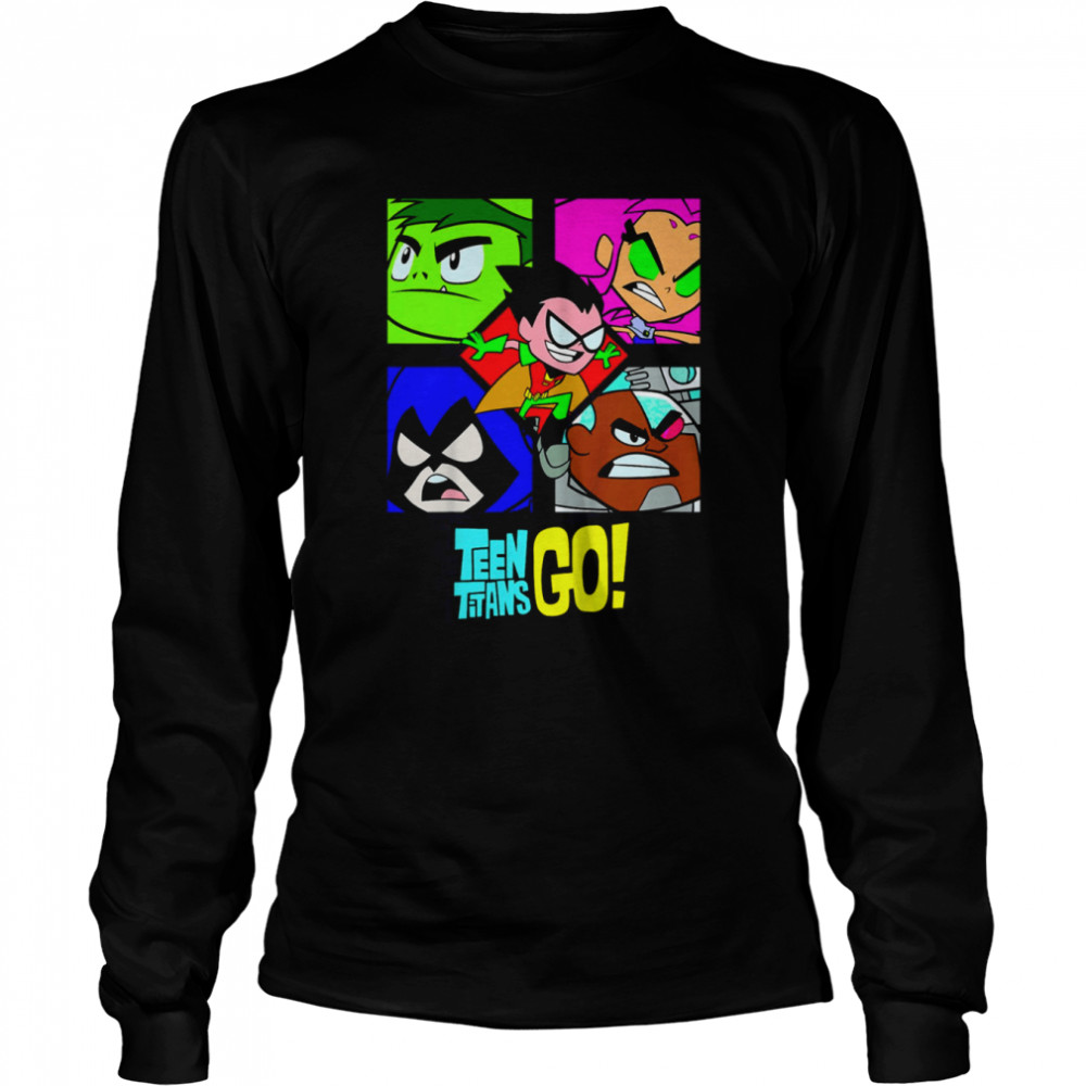 Characters In Teen Titans Go shirt Long Sleeved T-shirt