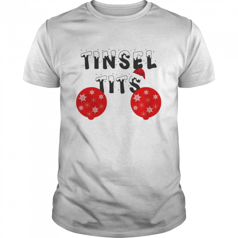Christmas Tinsel Tits shirt Classic Men's T-shirt
