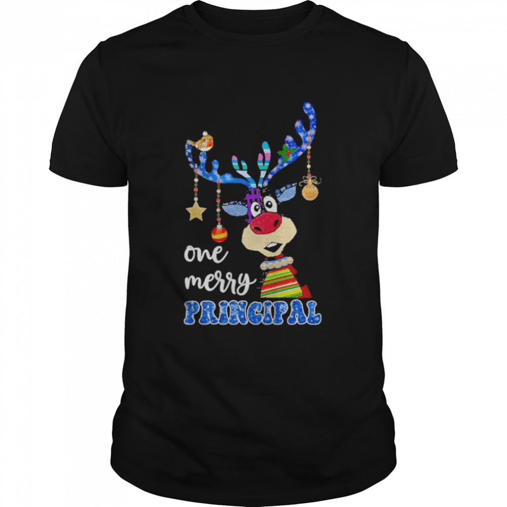 Reindeer Bauble One Merry Principal Merry Christmas 2022 shirt