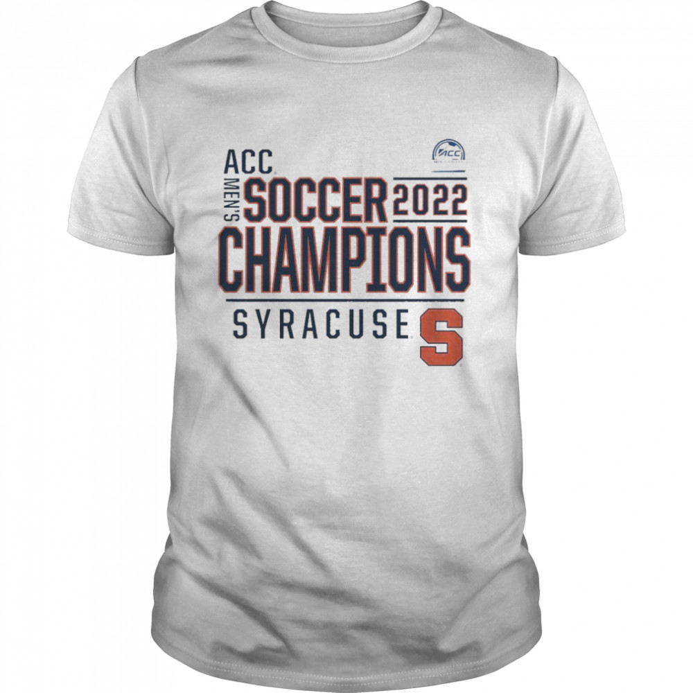 Syracuse Orange Fanatics Branded 2022 ACC Men’s Soccer Conference Tournament Champions T-Shirt