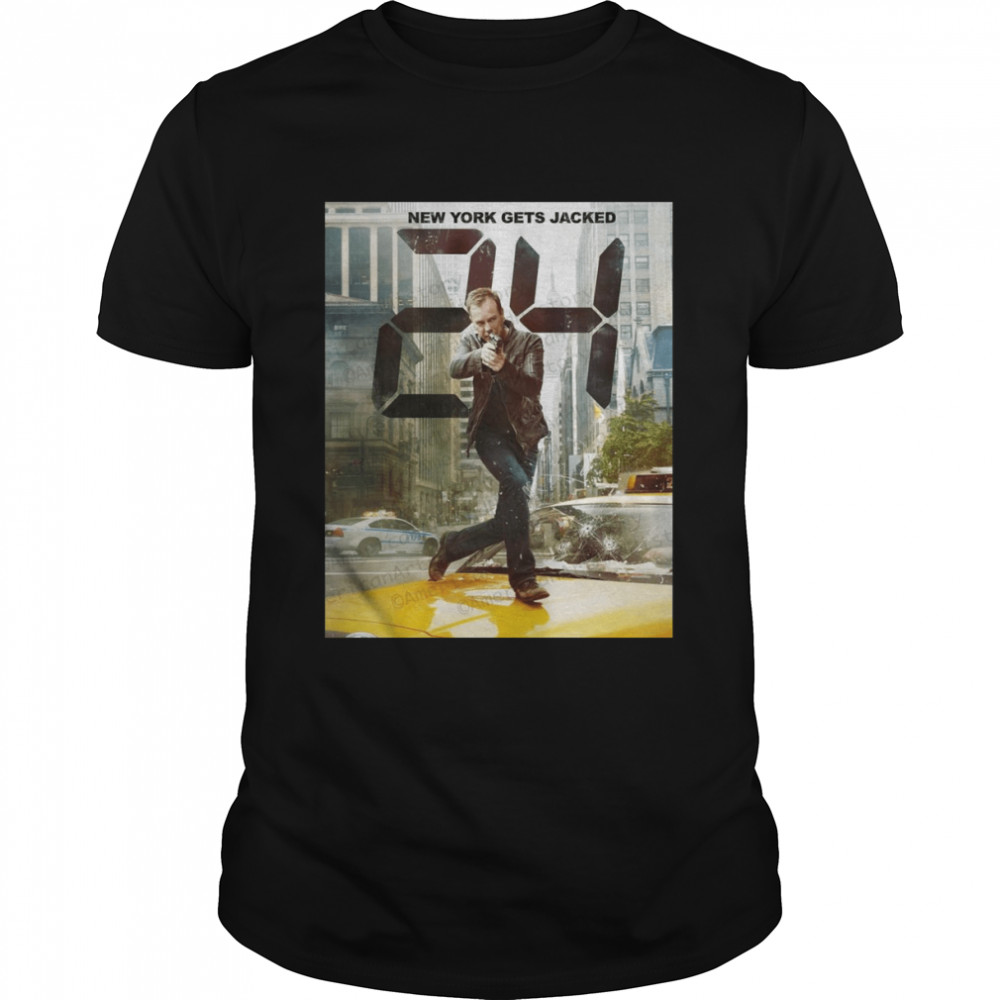 24 New York gets Jacked poster shirt