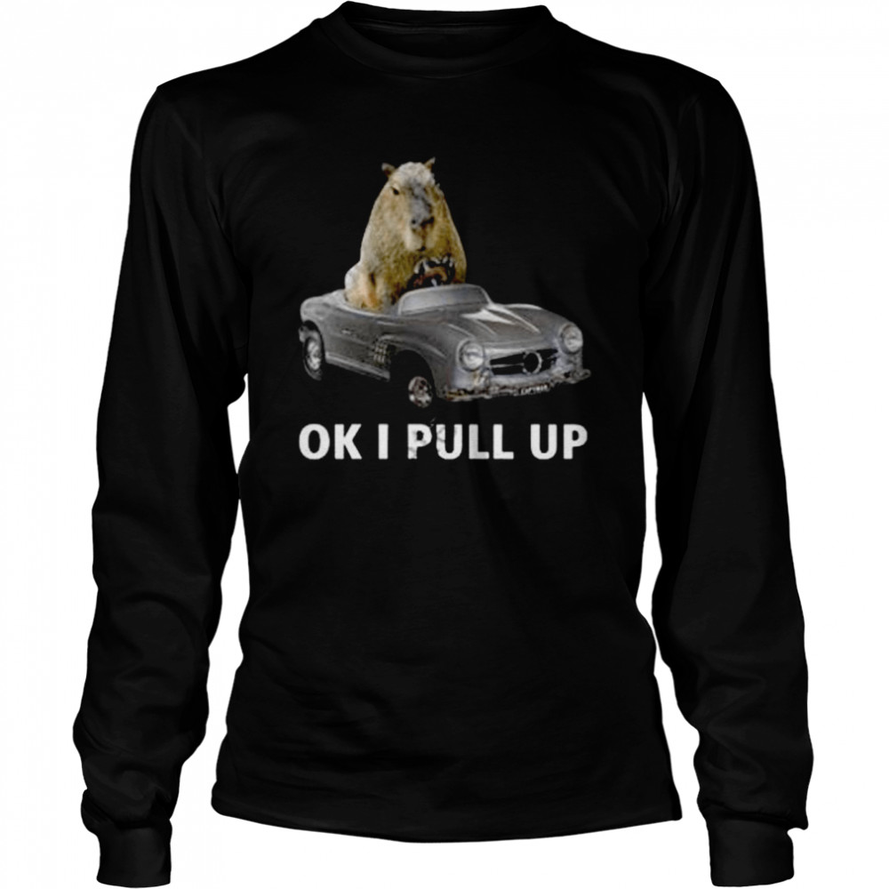 Capy Car Ok I Pull Up shirt Long Sleeved T-shirt