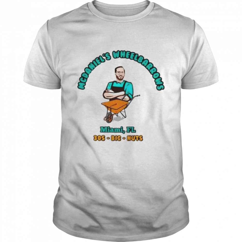 Dolphreaky Wearing Mcdaniel’s Wheelbarrows Miami shirt Classic Men's T-shirt