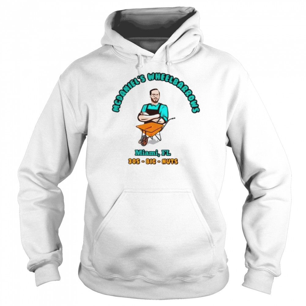 Dolphreaky Wearing Mcdaniel’s Wheelbarrows Miami shirt Unisex Hoodie