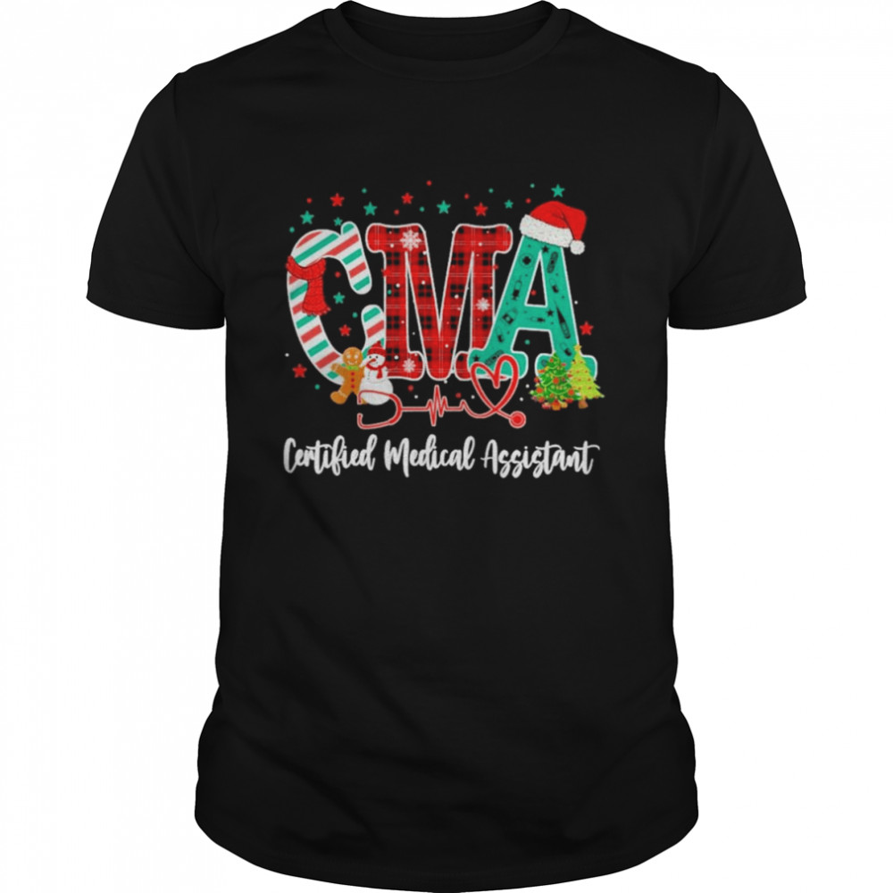 Merry Christmas CMA Certified Medical Assistant shirt