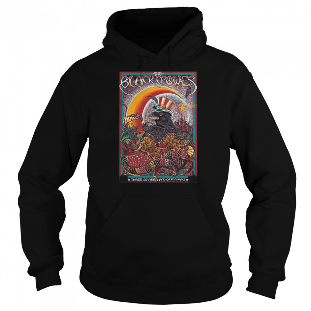 The black crowes three snakes and one charm shirt Unisex Hoodie