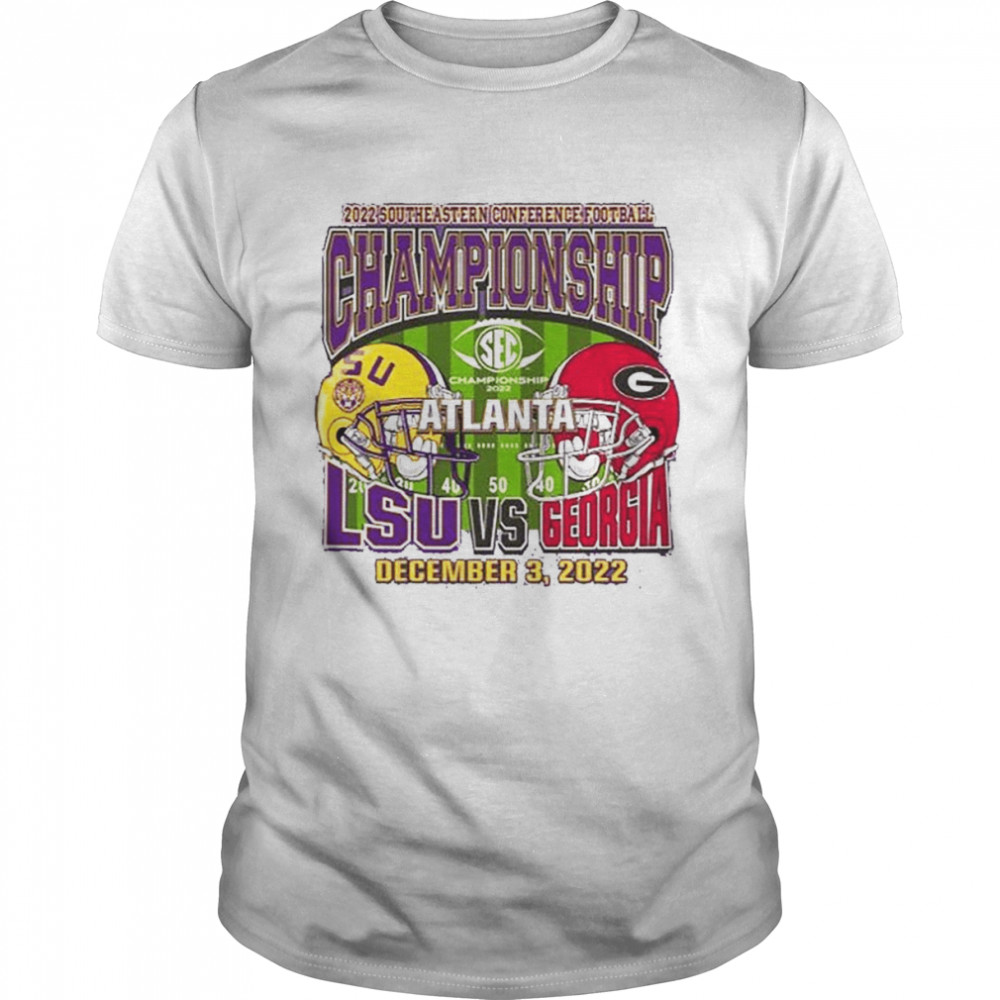 LSU Vs Georgia SEC Championship Game Match Up 2022 Shirt