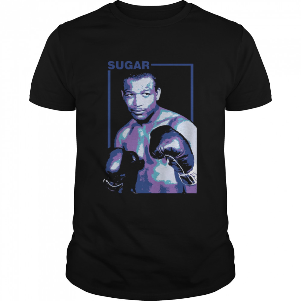 Sports Art Sugar Ray Robinson 90s Boxing shirt