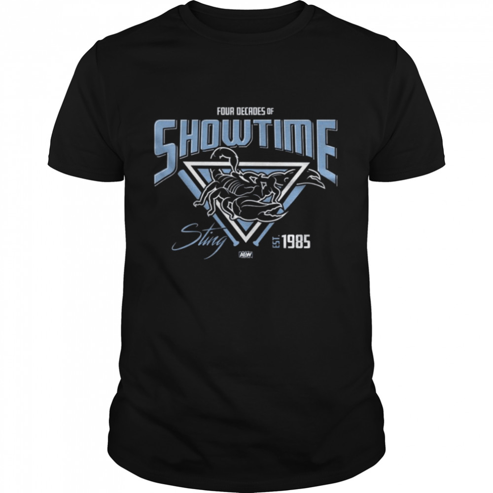 Sting Four Decades Of Showtime Est 1985 Shirt