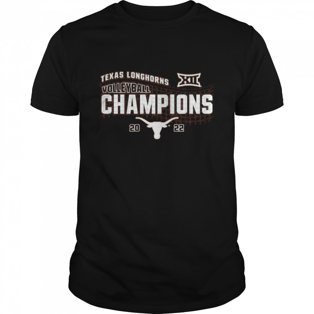 Texas Longhorns Blue 84 2022 Big 12 Women’s Volleyball Conference Champions Locker Room Shirt
