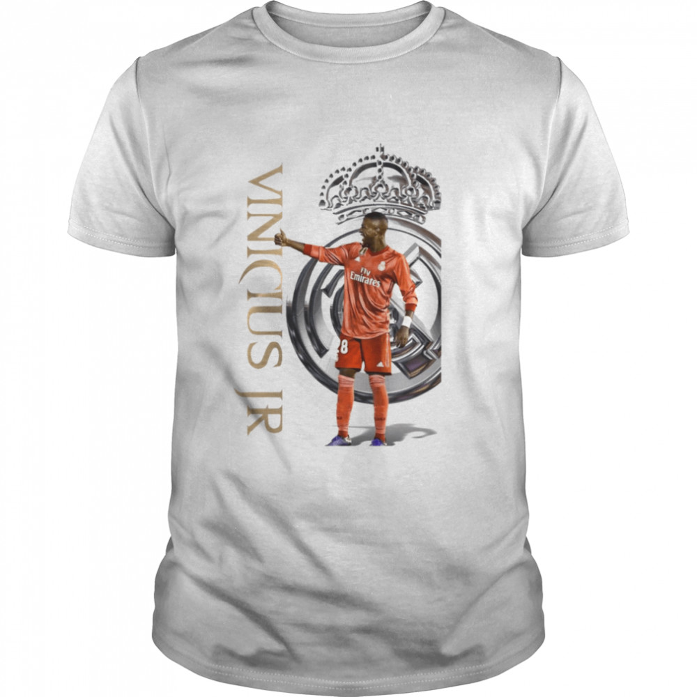 Vinicius Junior And Real Madrid Logo Football shirt