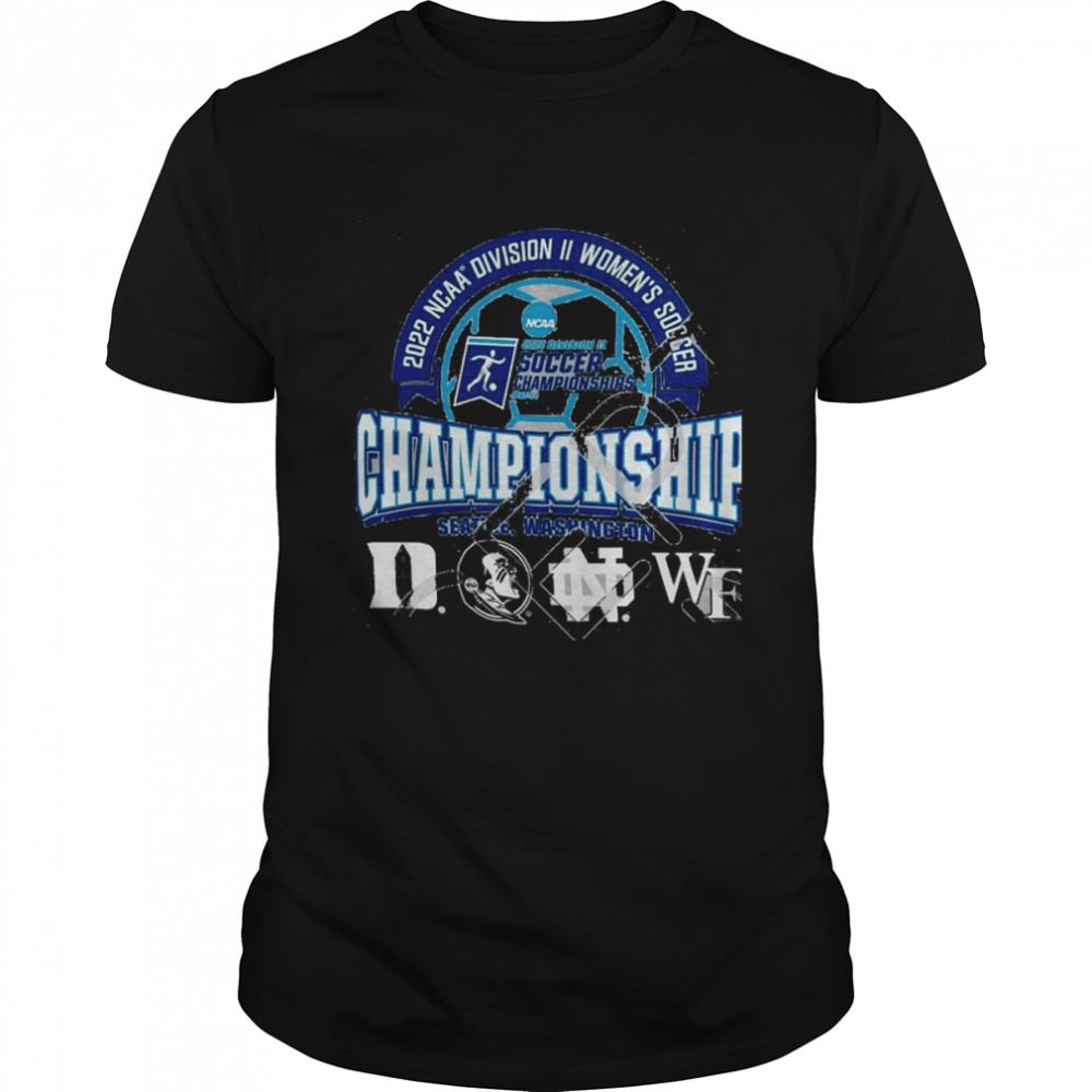 2022 Division II Women’s Soccer Championship Seattle Washington  Classic Men's T-shirt