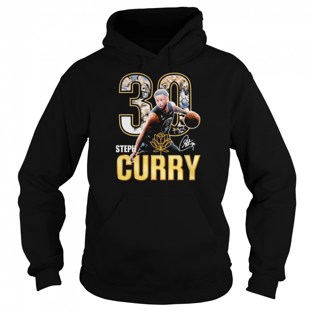 30 Steph Curry Golden State Warriors Signatures  Unisex Hoodie