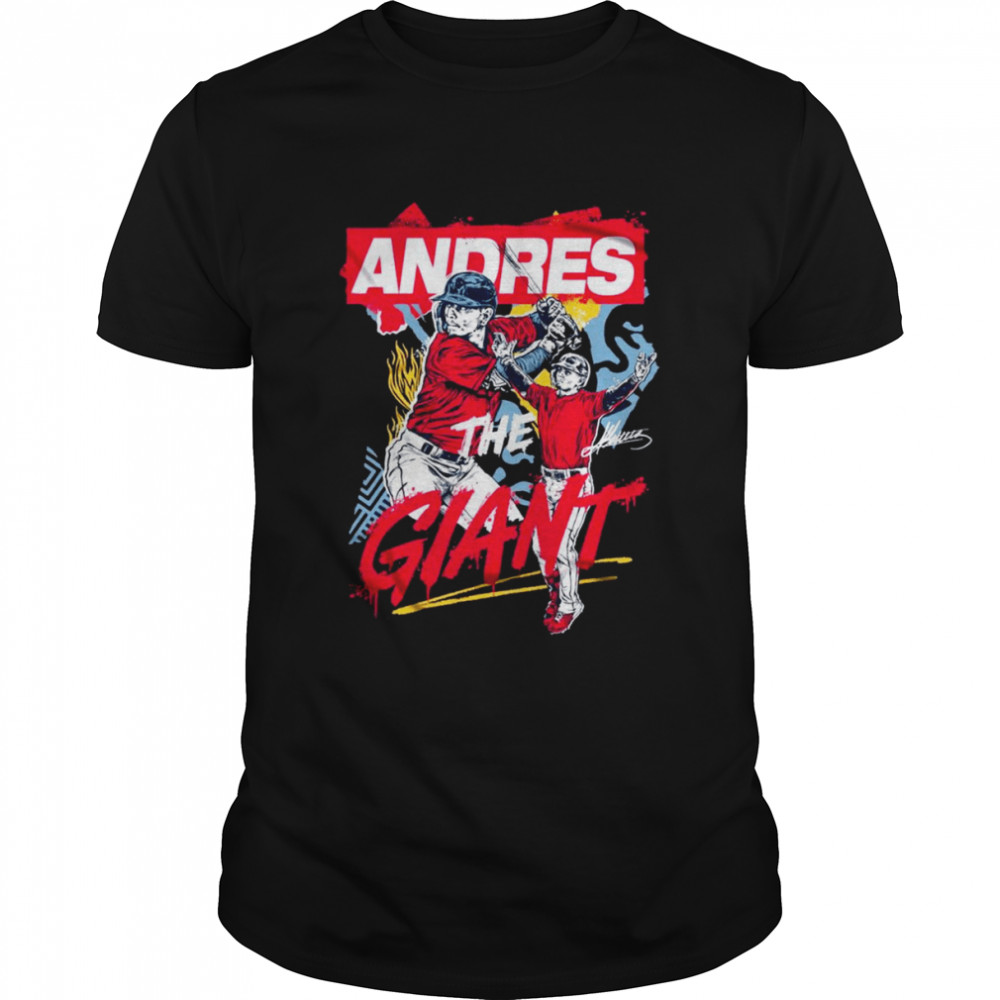Andres Gimenez Andres The Giant Signatures 2022  Classic Men's T-shirt
