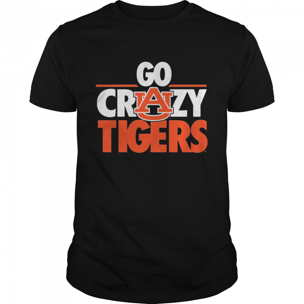 Auburn Tigers Go Crazy Tigers  Classic Men's T-shirt