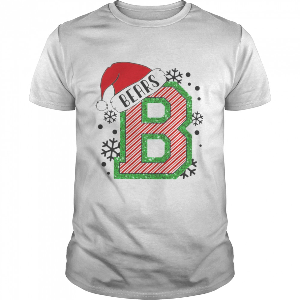 Bears hat christmas B logo t-shirt Classic Men's T-shirt