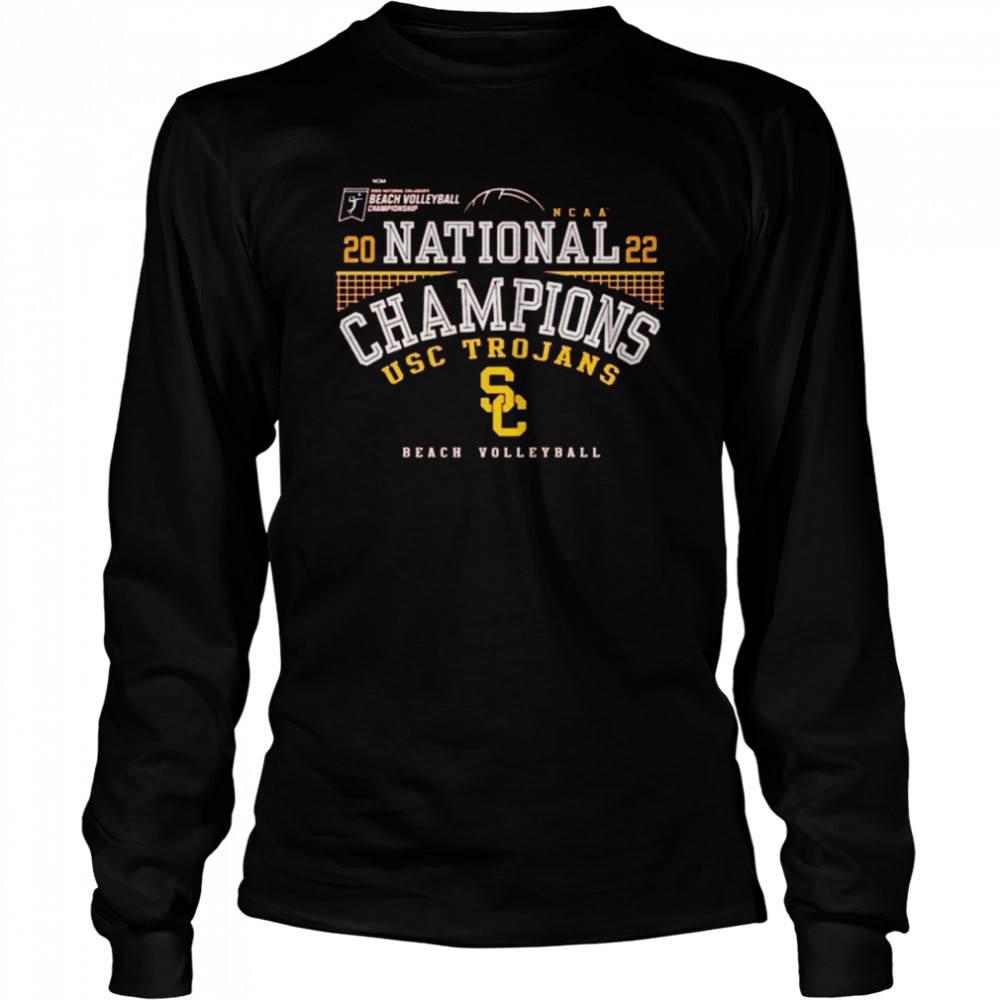 Cardinal USC Trojans 2022 NCAA Women’s Beach Volleyball National Champions  Long Sleeved T-shirt