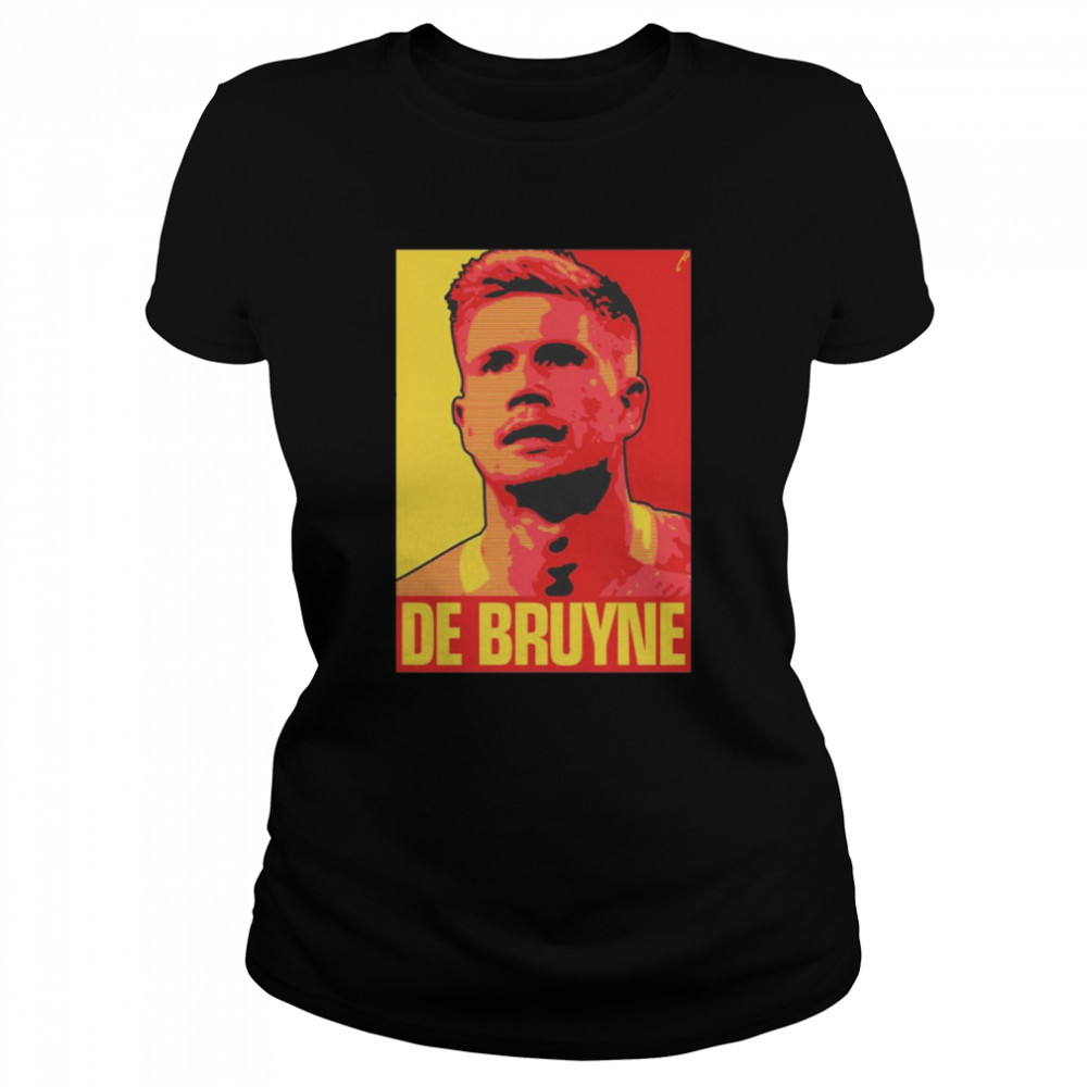 Colored graphic De Bruyne Belgium t-shirt Classic Women's T-shirt