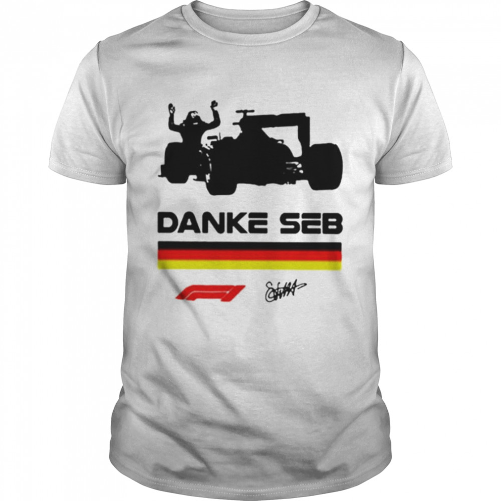 danke Seb F1 shirt