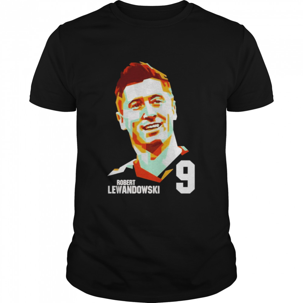 Footballer Robert Lewandowski art 9 t-shirt Classic Men's T-shirt