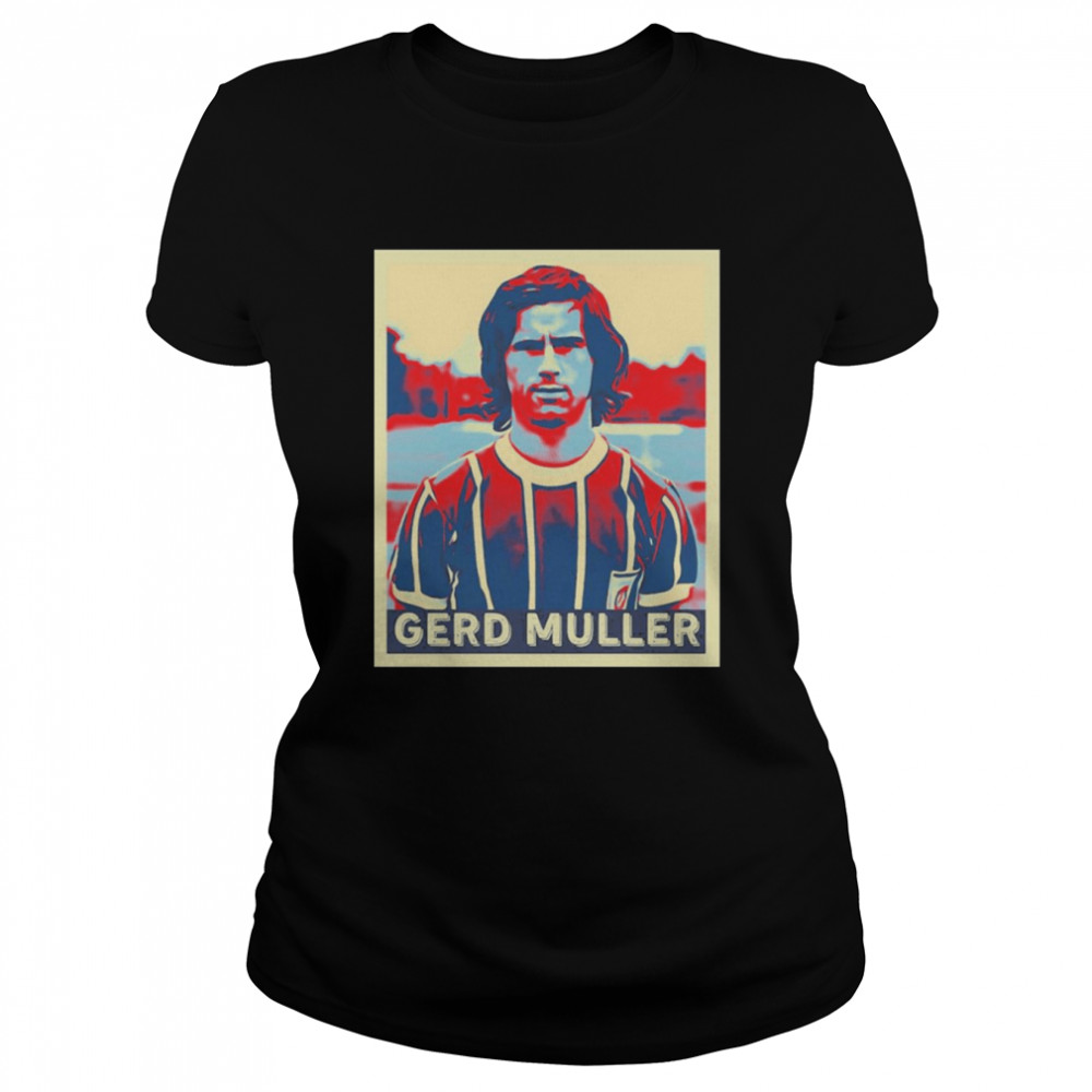Gerd Muller Football graphic legend t-shirt Classic Women's T-shirt