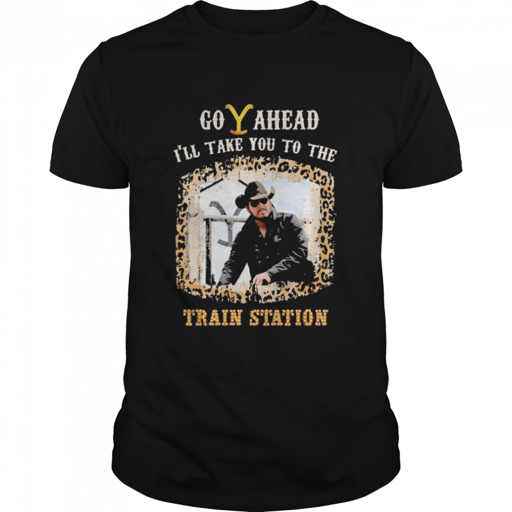Go Ahead I’ll Take You To The Train Station  Classic Men's T-shirt