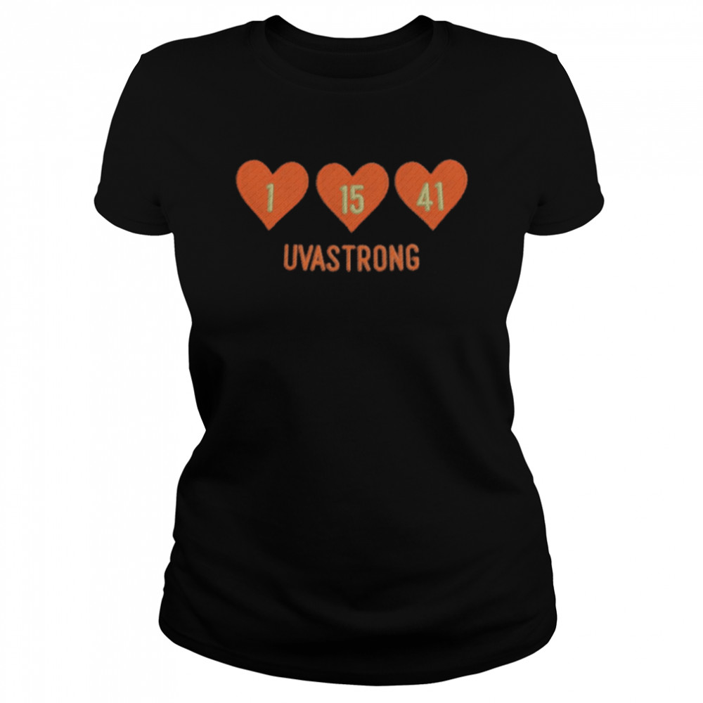 Heart Uvastrong 1 15 41  Classic Women's T-shirt