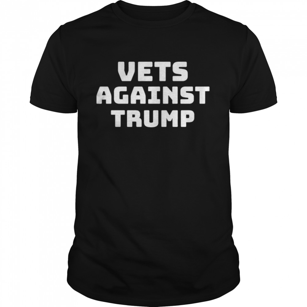 Jacob Thomas vets Against Trump T- Classic Men's T-shirt