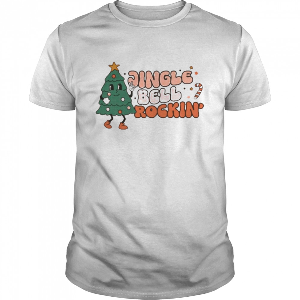 Jingle bell rockin tree christmas t-shirt Classic Men's T-shirt