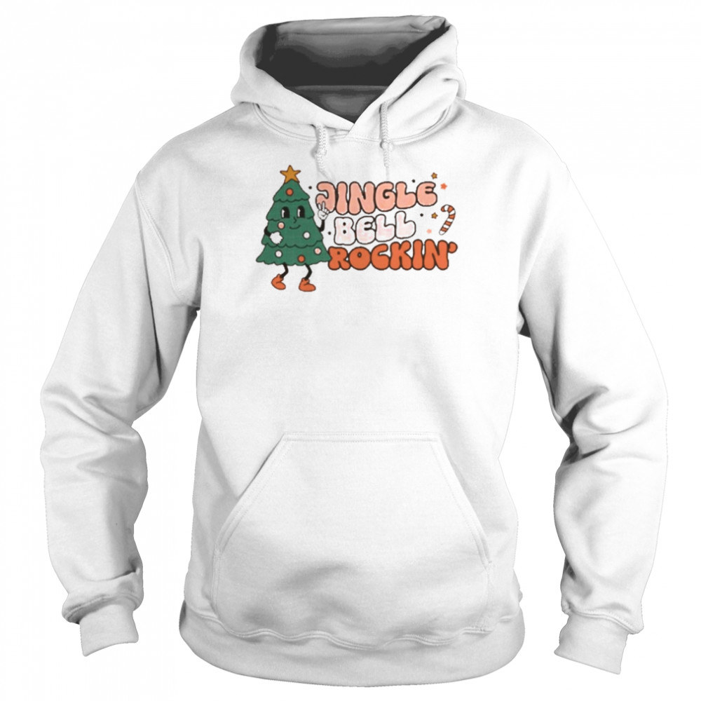 Jingle bell rockin tree christmas t-shirt Unisex Hoodie
