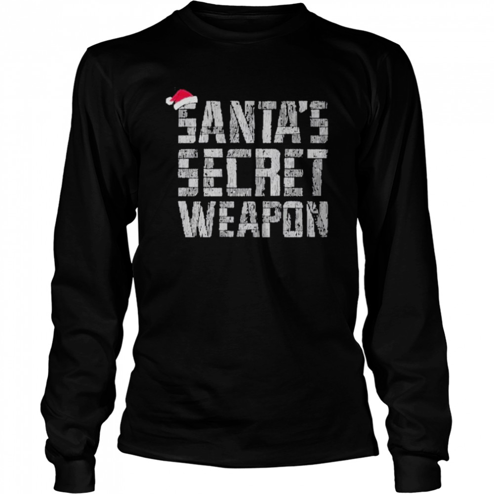 mr build it santas secret weapon shirt long sleeved t shirt