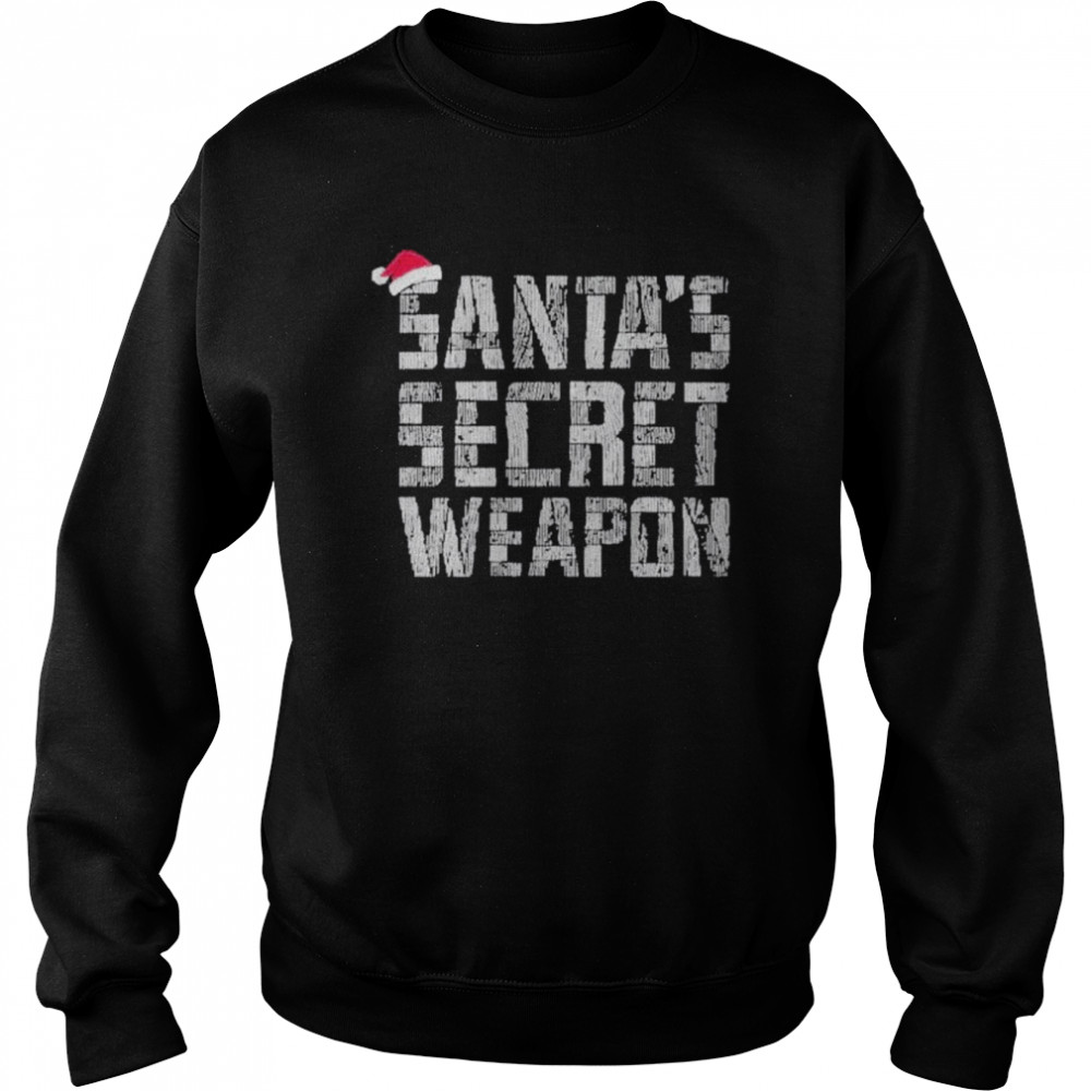 mr build it santas secret weapon shirt unisex sweatshirt