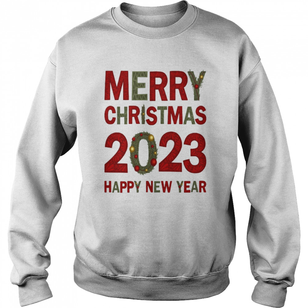 New Year 2023 Christmas Approaching Art shirt Unisex Sweatshirt