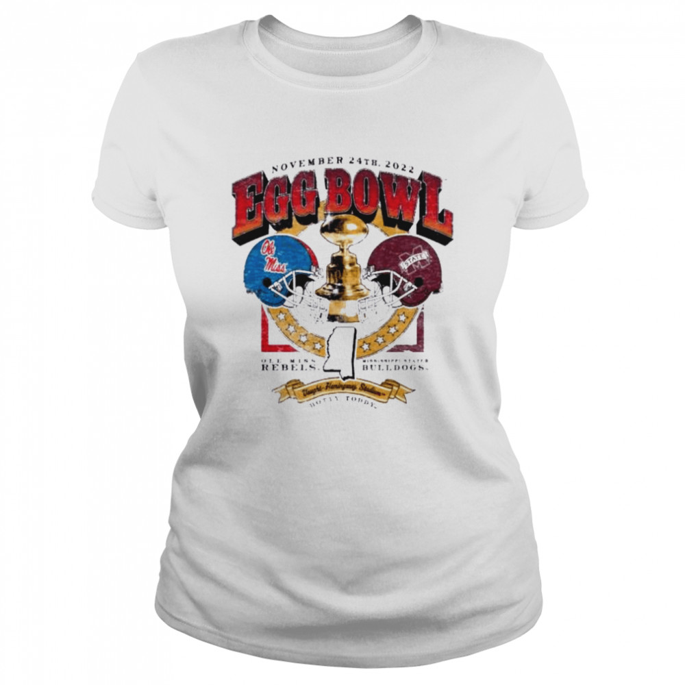 Ole Miss Rebels vs Mississippi State Bulldogs EGG Bowl shirt Classic Women's T-shirt