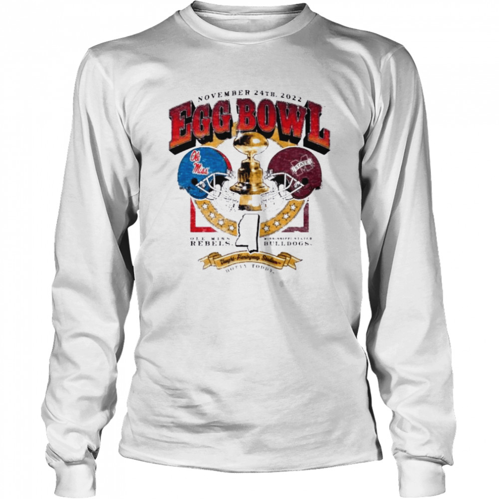 ole miss rebels vs mississippi state bulldogs egg bowl shirt long sleeved t shirt