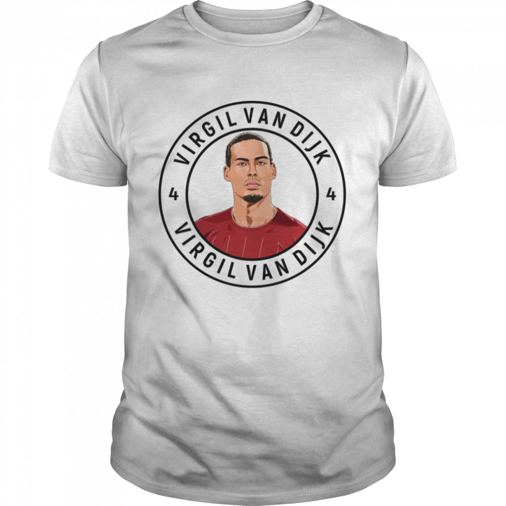Round Logo Liverpool Virgil Van Dijk shirt Classic Men's T-shirt