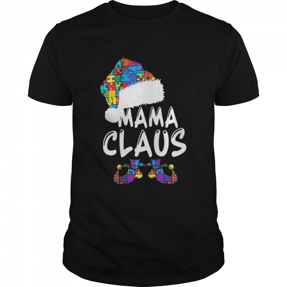 Santa Mama Claus Shoes  Classic Men's T-shirt