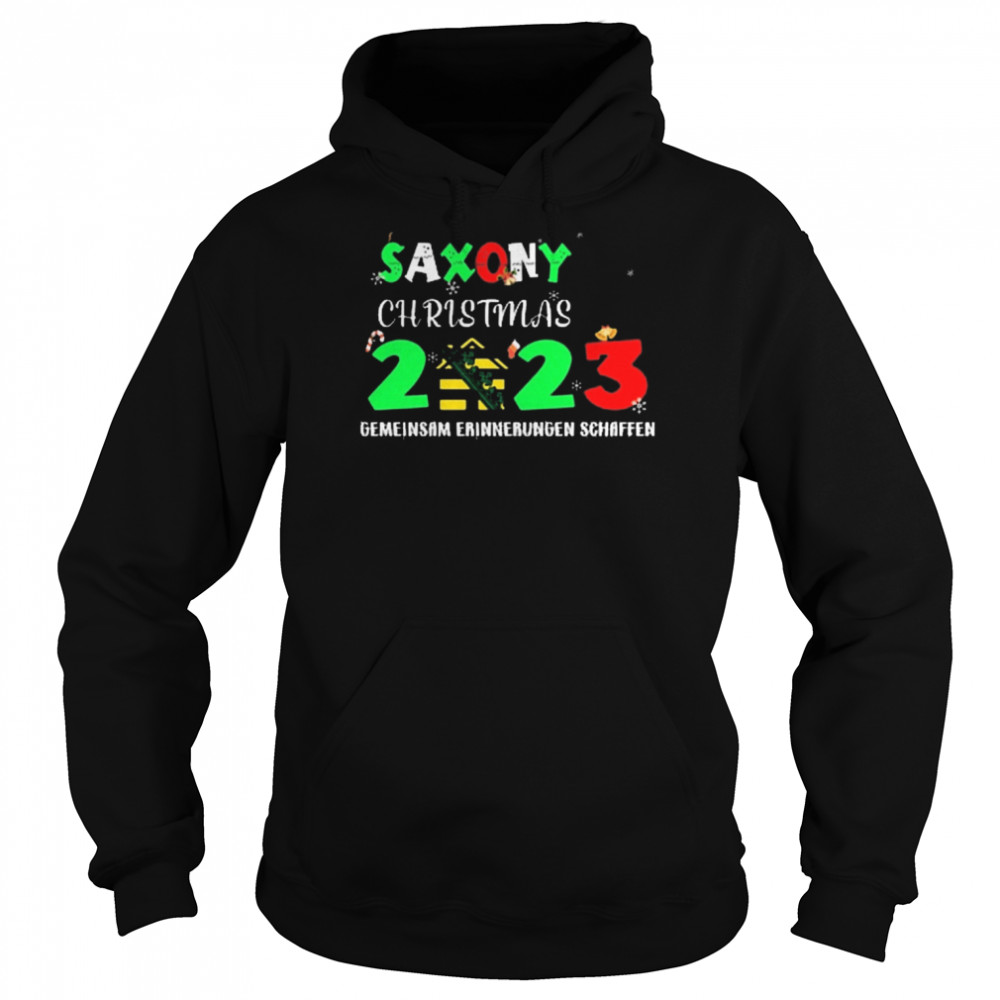 saxony christmas 2023 gemeinsam erinnerungen schaffen unisex hoodie