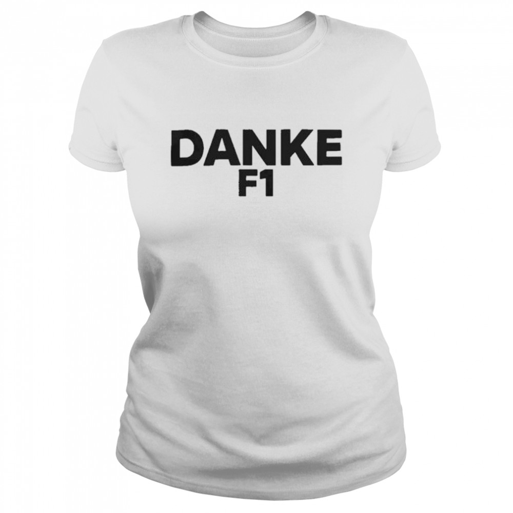 Sebastian vettel wearing danke f1 shirt Classic Women's T-shirt