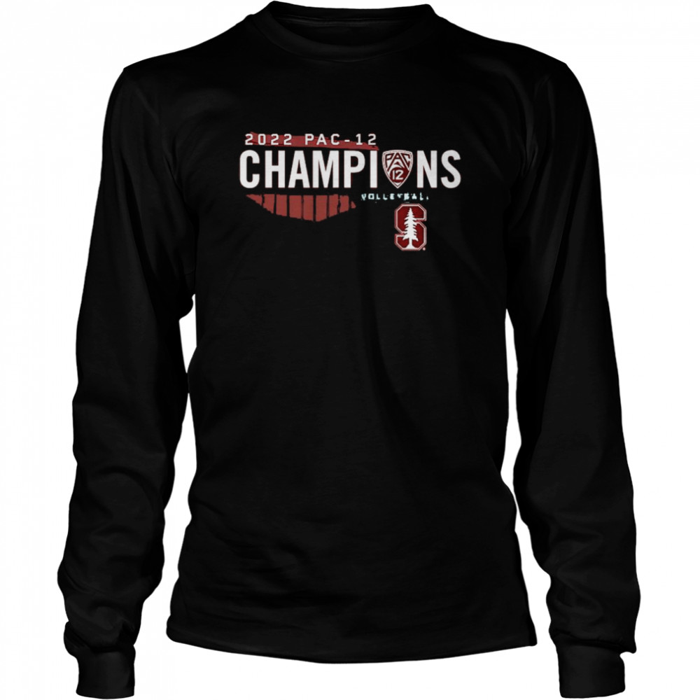 Stanford Cardinal Women’s Volleyball 2022 PAC-12 Regular Season Champions  Long Sleeved T-shirt