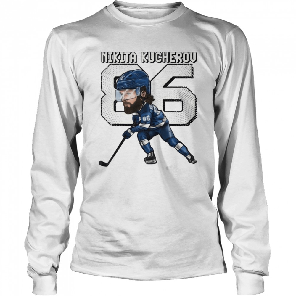 Tampa Bay Lightning Nikita Kucherov Cartoon shirt Long Sleeved T-shirt