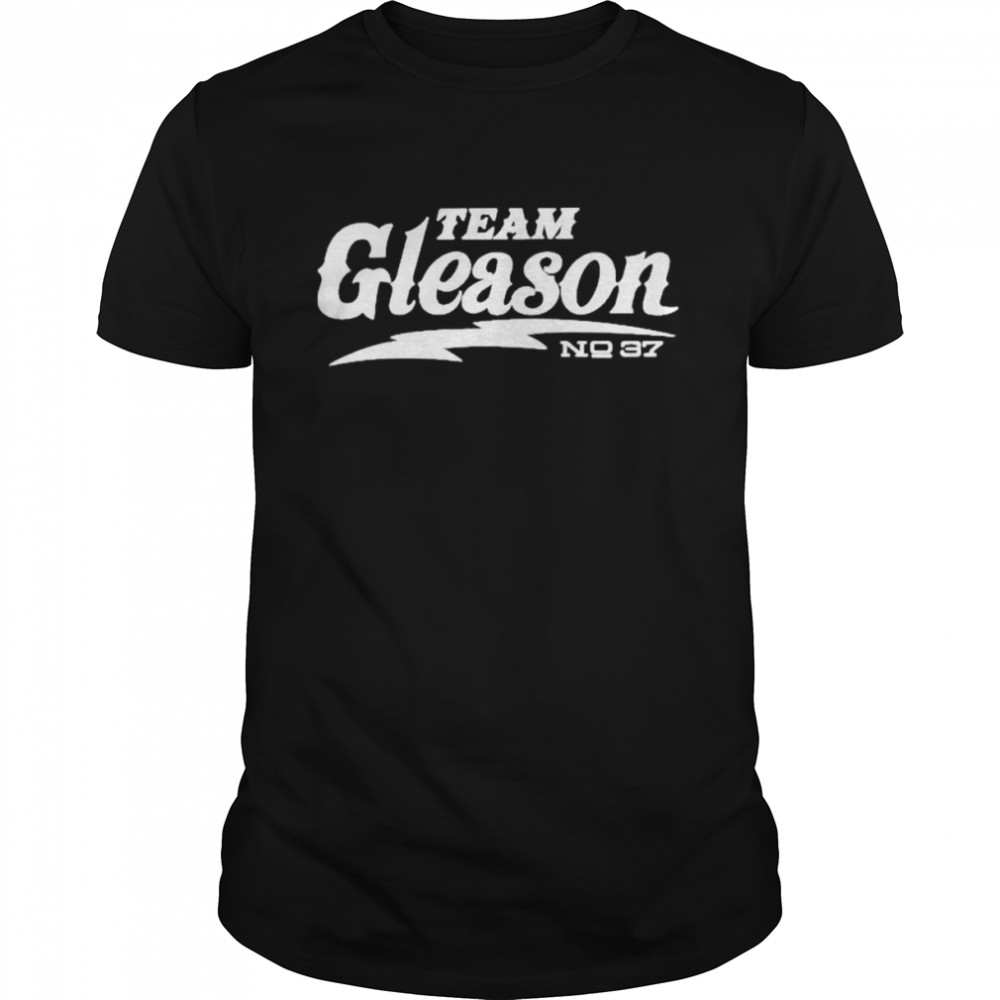 Team gleason store team gleason lightning bolt shirt