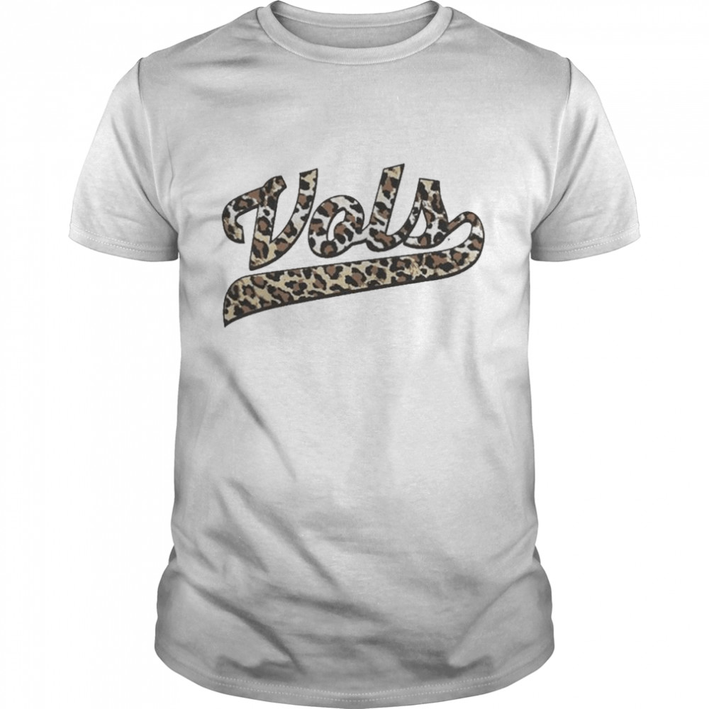Tennessee Leopard Print Vols logo shirt Classic Men's T-shirt