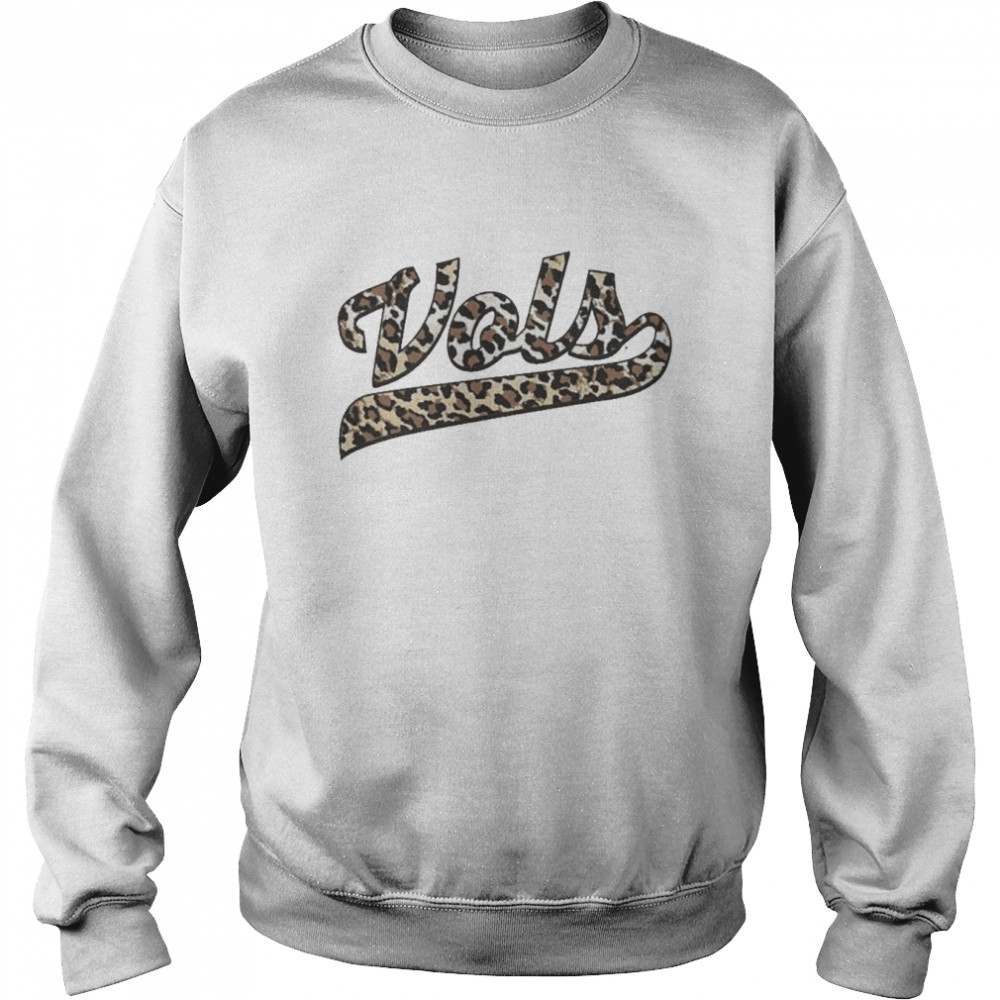 Tennessee Leopard Print Vols logo shirt Unisex Sweatshirt