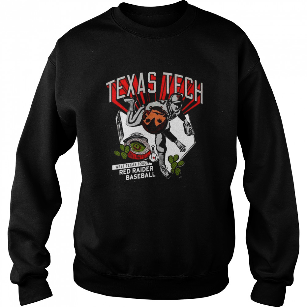 Texas Tech Red Raiders Bean Ball Baseball  Unisex Sweatshirt