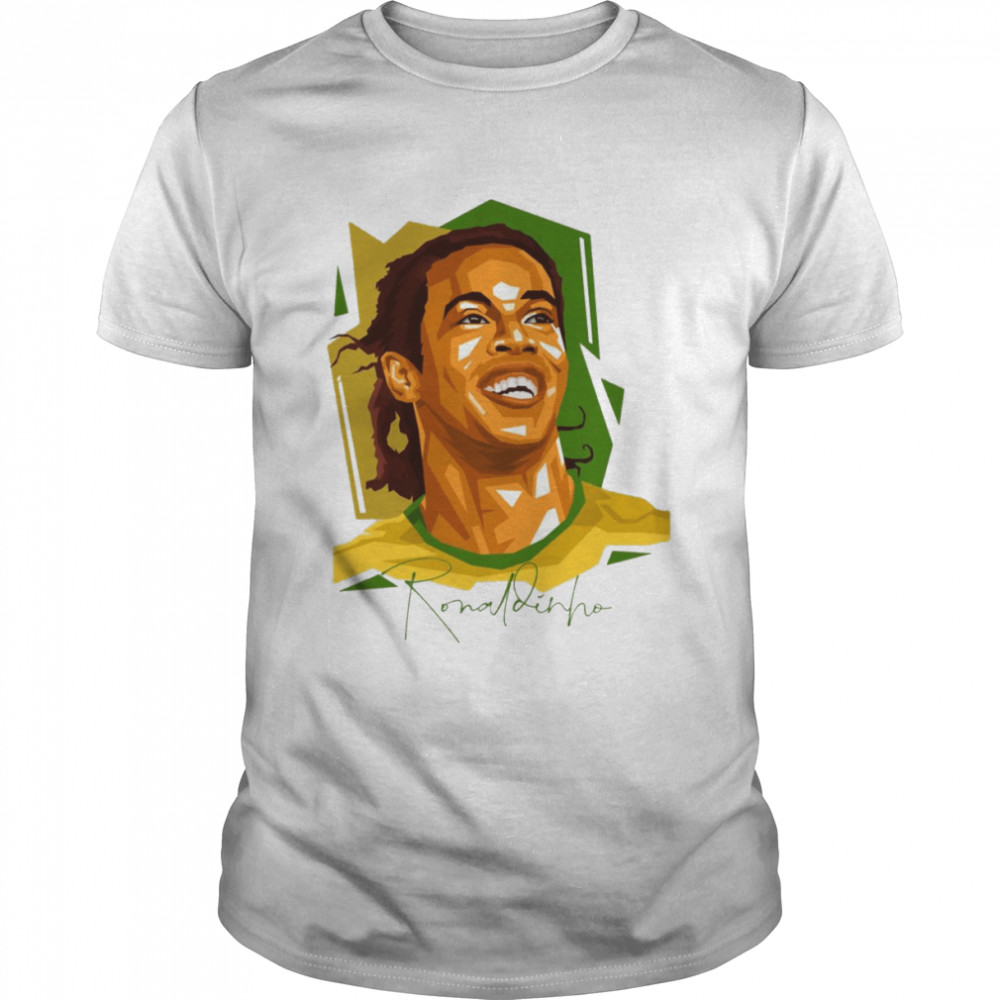 The Brazil Legend Ronaldinho Football shirt Classic Men's T-shirt