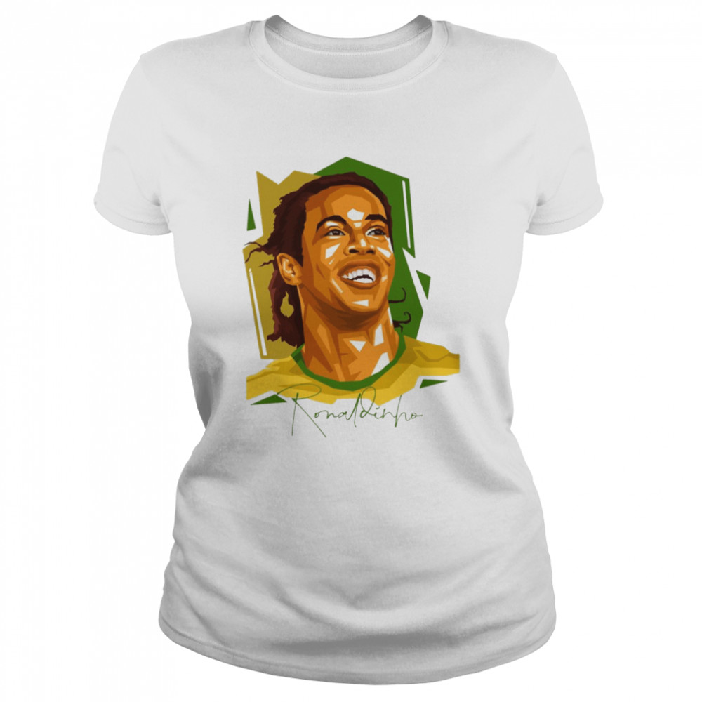 The Brazil Legend Ronaldinho Football shirt Classic Women's T-shirt