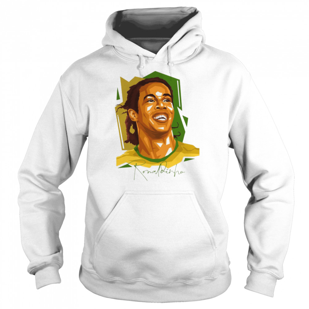 The Brazil Legend Ronaldinho Football shirt Unisex Hoodie