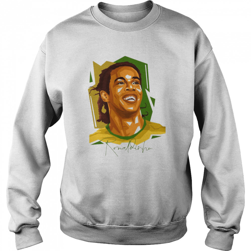 The Brazil Legend Ronaldinho Football shirt Unisex Sweatshirt
