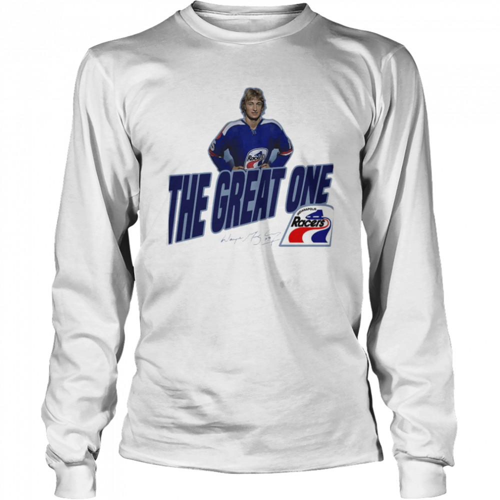 The Great One Signature Wayne Gretzky shirt Long Sleeved T-shirt